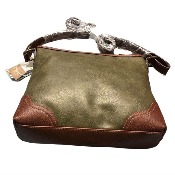 b.o.c. Purse with Charging Bank, Crossbody, Green - Picture 3 of 8